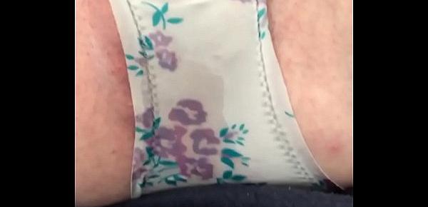  gracies panty pissing and cum